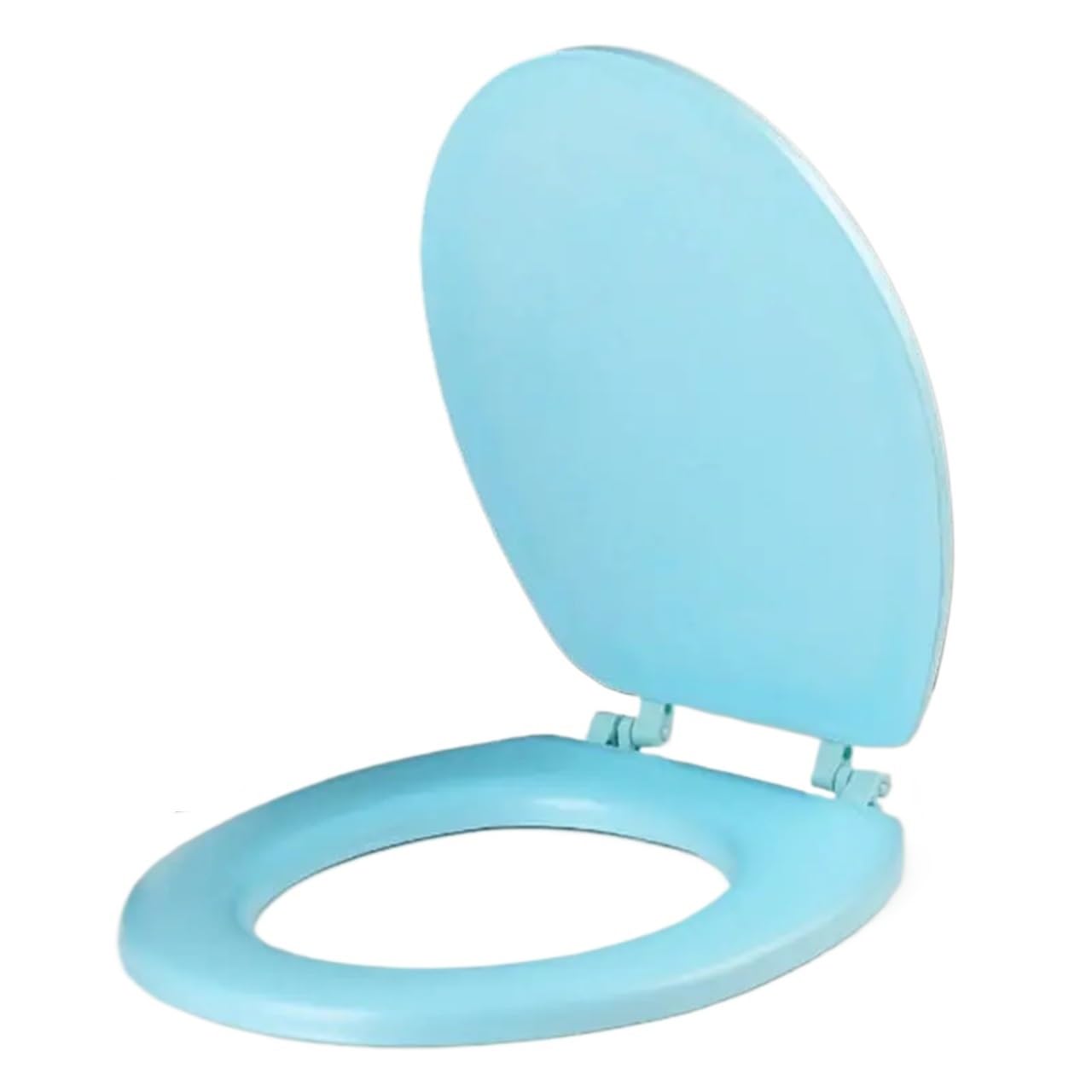 Tapa WC Asiento de Inodoro Ligero y Suave, Funda de Inodoro, Almohadilla Impermeable for Asiento de Inodoro, Almohadilla Impermeable y extraíble for Asiento de Inodoro, for el hogar(Blue)