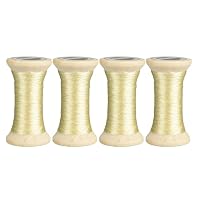 DMC - Set di 3 matassine Mouliné Spécial 117MC BIANCO - Filo da ricamo 100% cotone - Si adatta a