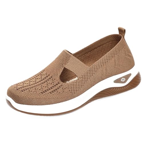 Women's Orthopedic Walking Shoes, Zapatos Ortopédicos para Mujer - Lightweight, Loose Fit, Breathable, Mesh-Comfortable, Soft Soled, Wide & Bulky Sneakers