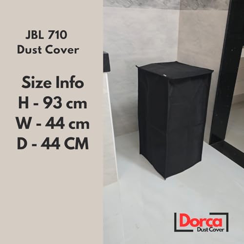 Image of Dorca Dust Cover compatible for JBLPartyBox710 Portable Party Speaker | Dust Proof, Water Resistant Protective Cover | Keeps Speaker Looking New | Black