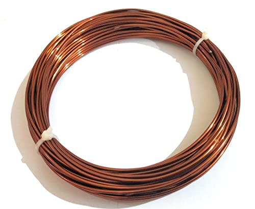 Image of GLOPRO 1.5mm 10Mtr Anodized Aluminium Wire | Training Wire for Branch Shaping & Tree Styling | Flexible, Rust-Resistant, Easy to Bend, Reusable Gardening Wire | Crafts & Model making
