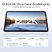 DOOGEE U12 Android 16 Tablet 12 Zoll, 9000mAh, 90Hz Display, Gemini AI, UNISOC T7255 Octa Core Tablet PC, 24GB RAM+128GB ROM (2TB), 13MP+8MP, 7,8mm Ultradünn, WiFi 5/Widevine L1/ GPS/Face ID/OTG/FM