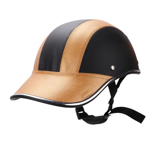 Casque de sécurité vélo style base-ball unisexe en ABS et PU Magiclulu