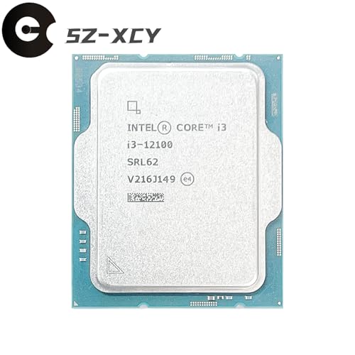 Processeur CPU I3-12100 Intel Core LGA 1700 pour PC de bureau 4 cœurs 3.3 GHz 60W - 2