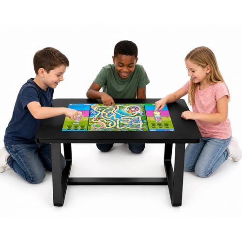 Smart Game Table 32 Multifunctional Touchscreen Table Supports Various Gaming Apps Detachable Design Ideal for Entertainment Education Meetings Android 13 8+128GB
