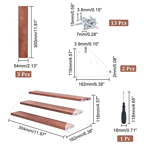 NBEADS Espositore in Legno a 3 Livello, Espositore...