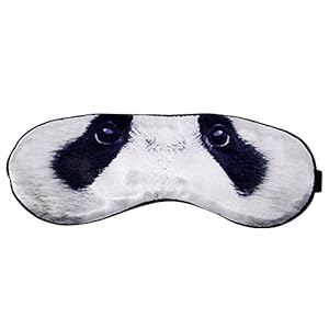 Coole Panda Silk Augenmaske für Schlaf Elastic Eyeshade Augenbinde für Reisen und Nickerchen