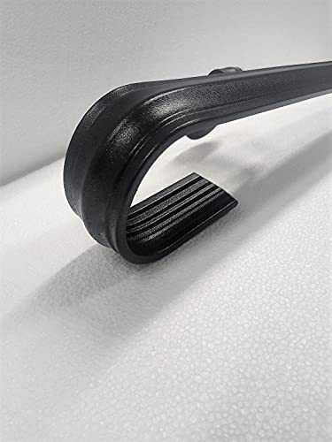 3ft Wrought Iron Handrail | Wall-Mounted Handrail for Stairs | Kenosha Iron