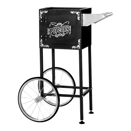 Image of Great Northern Popcorn Matinee 8oz Popcorn Cart Only, Black