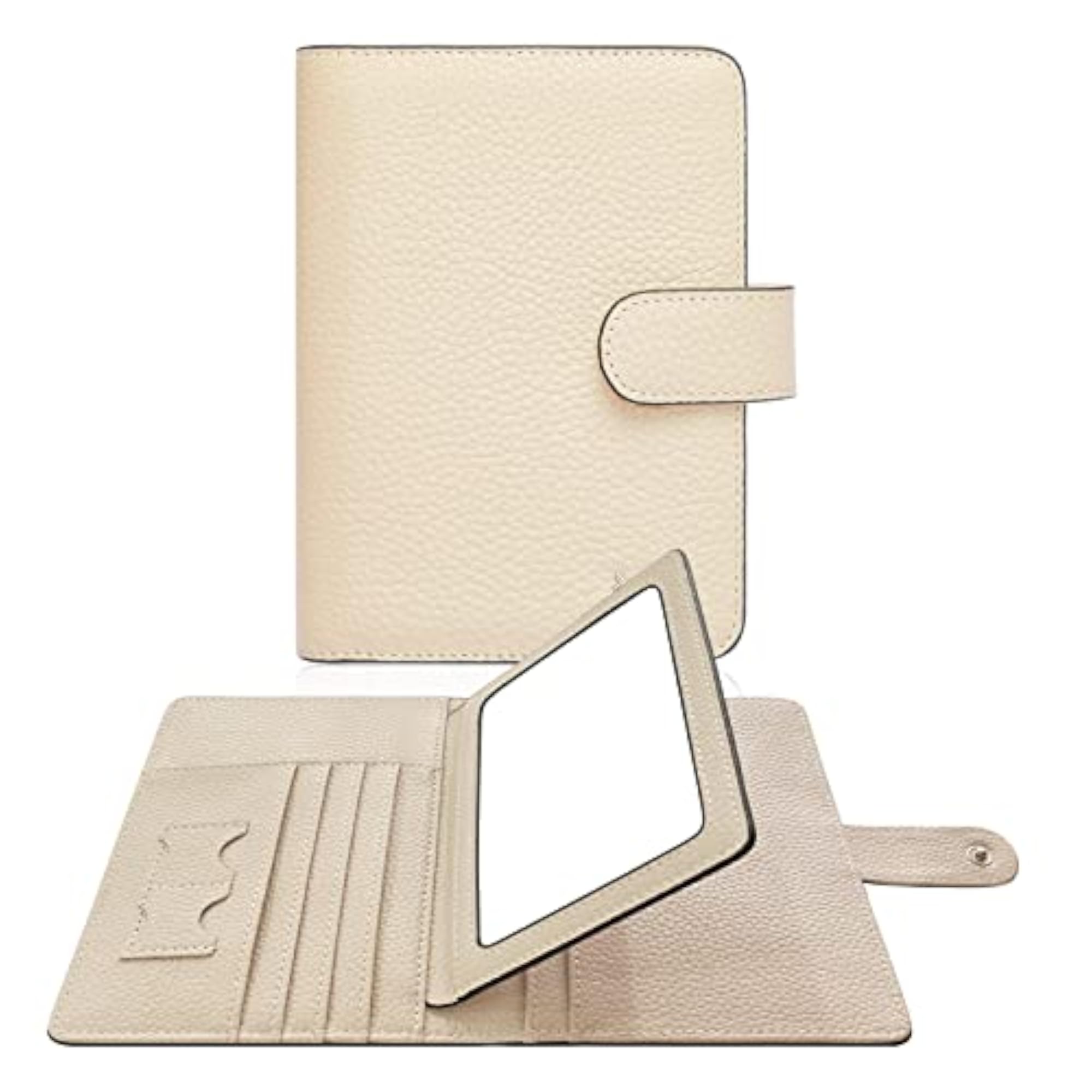Genuine Leather RFID Blocking Passport Wallet for Men and Women