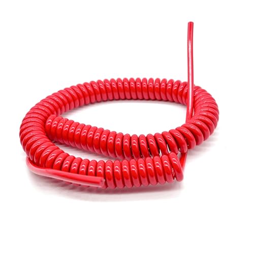Fil électrique rétractable en spirale à ressort pour optimiser l'espace atelier - 2