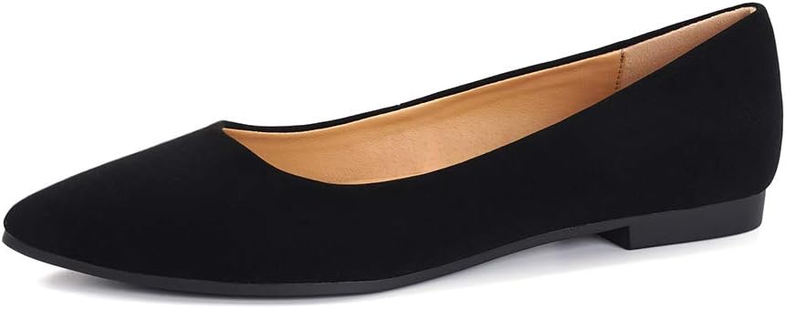 FUNKYMONKEY Women's Classic Ballet Flats Casual Comfort Slip On Flats Shoes