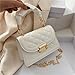 JTJIYN Popular Hundreds Of Women'S Bags Fashion Chain Crossbody Handbag Small Square Bag (white)