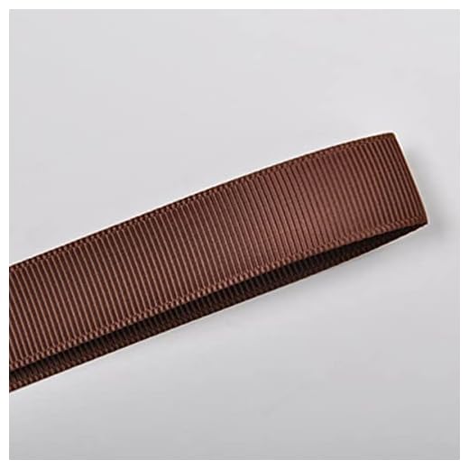 Grosgrain band 6 9 13 16 19 22 mm 100 meter/parti mörkbrun för gör-det-själv klänning tillbehör hus bröllop dekoration-rot öl 869,6 mm