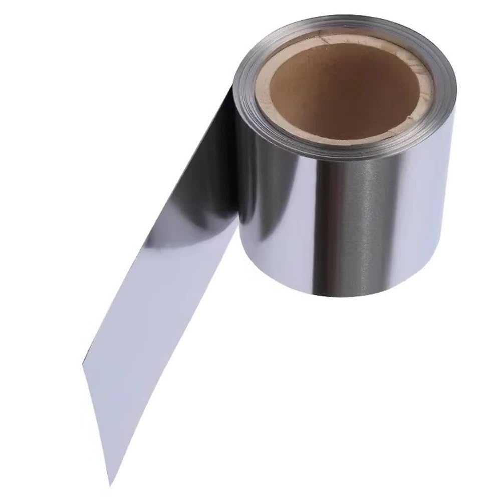1 Stück hochreine Eisenfolie for mechanische Rahmen, Haltbarkeitsdicke 0,05 mm - 0,5 mm, dünnes Metalleisenblech(0.05mmx100mmx1m)