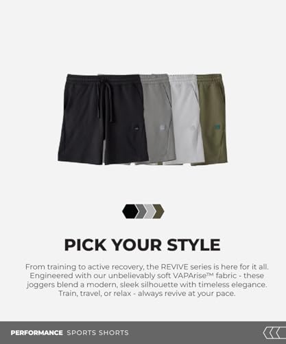 Image of TEGO Revive Shorts | Soft Stretch Recovery Shorts | Slim Fit | VAPArise Fabric | Training, Travel & Lounge Wear | Men's Gym Shorts