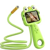 Borescope Camera Toy with Light for Kids - STEM Science Educational Toy for Over 4 Years Old Children's Birthday Gift, Snake Scope Camera for Outdoor Camping Nature Exploration(Green)
