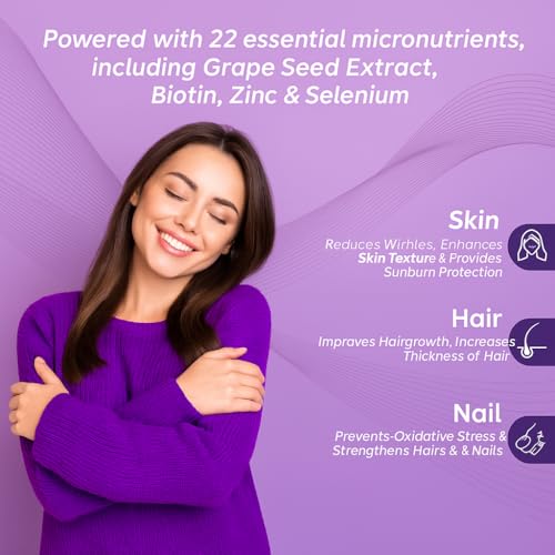 Image of Perfectil Skin Hair Nails Multivitamin Tablets (2 Months Pack) | Triple Action Formula with Biotin, Grape Seed Extract, L-Cysteine & 19 Micronutrients | Daily Multivitamin & Nutritional Supplement | Gluten Free | 60 Tablets | 1,079mg Per Tablet
