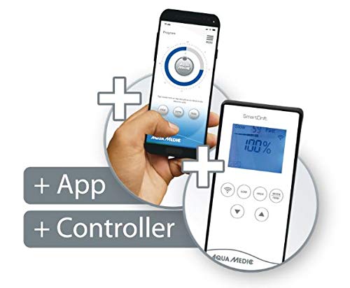 Aqua Medic SmartDrift 3.1 Pompa di flusso compatta "ultra silenziosa", controllo tramite app o controller (inclusa)