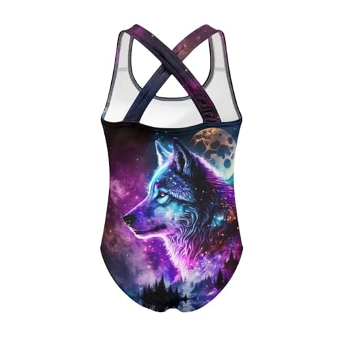 Image of ZFRXIGN Girls One Piece Swimsuits Sport Cross Back Straps Swimwear Beach Bathing Suit 5-14 Years