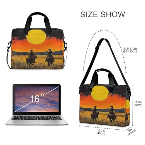 Bolso para laptop crossbody 15.6 pulgadas vintage miniatura 5