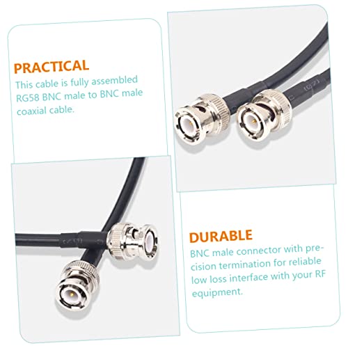 Cable coaxial BNC de 10m Operitacx con blindaje estructural para laboratorios 7