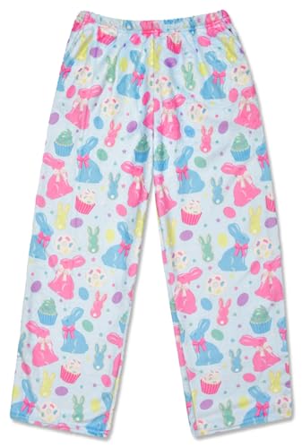 Image of iscream Big Girls Silky Soft Plush Bold Print Fleece Pants - Bake Shop Collection Collection
