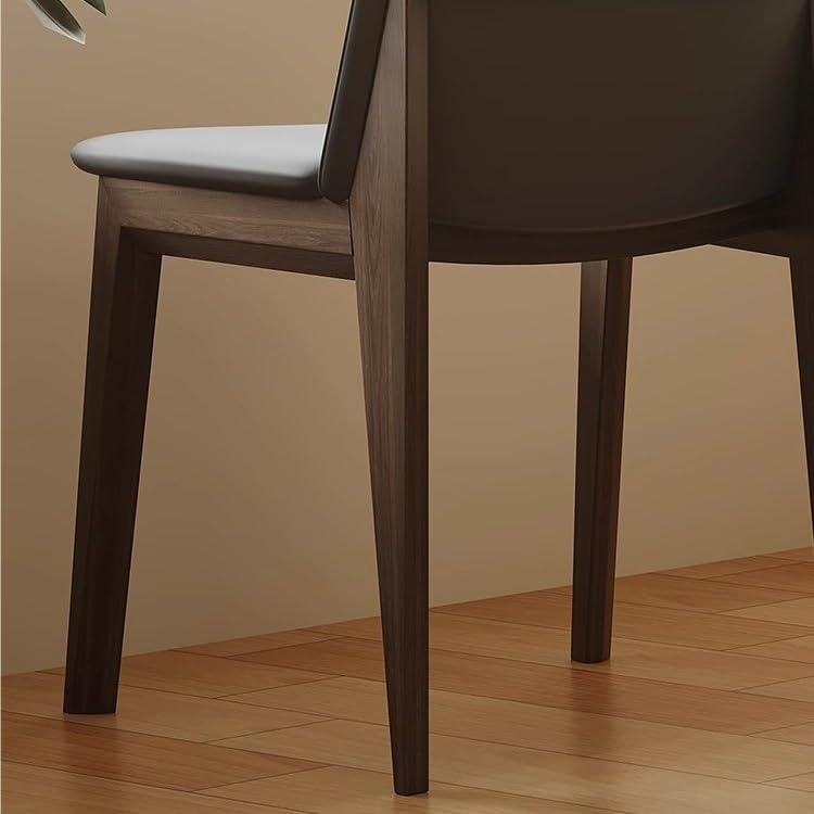 Office Chair Simple Dining Chair Household Chair Ash Wood Book Dining Table and Chairs Italian Light Luxury Backrest Chair Gaming Chair