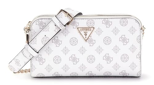 Guess Eco Erica Status Crossbody l'excellence du sac blanc à logo structuré