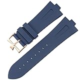 montre suisse vacheron constantin prix Bracelet de montre en caoutchouc compatible avec les montres Vacheron Constantin Overseas VC 47450 et VC 49020, 25 à 8 mm, en silicone de luxe for homme