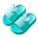  KVbabby Kinder Dusch-& Badeschuhe Jungen Mädchen Ultra-weich Hase Hausschuhe Badelatschen Anti-Rutsch Slipper 27/28 EU = Hersteller 28/29