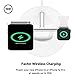 Belkin BoostCharge PRO 3-in-1 Wireless Charger with MagSafe for iPhone 13, 12 + Apple Watch + AirPods (Magnetically Charges iPhone 13 and 12 Models up to 15W)