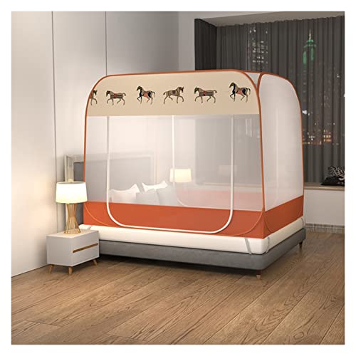 Moustiquaire de lit double rideau de camping pliable grand espace - 2