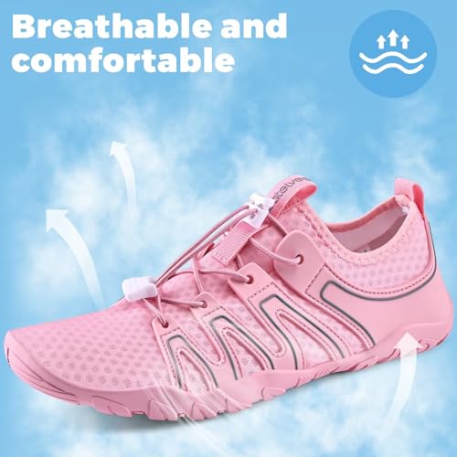 Image of WateLves Water Shoes Mens Womens Beach Swim Shoes Quick-Dry Aqua Socks Pool Shoes for Surf Yoga Water Aerobics