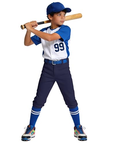 Image of MIVEI 2T 3T 4T 5T to 16Years Toddler Baseball Pants Youth Boys Tball Pants