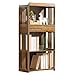 DULPLAY Vintage Stile Cinese Libreria scaffale, Legno Libreria con cassetto Cremagliera di Esposizione della mensola Ispessita Multiuso per casa o Ufficio-E 52x28x109cm(20x11x43inch)