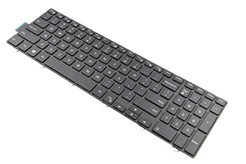 Replacement Keyboard Keys + Frame + Tool For Dell Inspiron 15 3000 3541 3542 3543 3551 3558 3559 5000 5542 5545 5547 5548 5551 5555 5558 And 17 5000 Series Us Layout Repair Part #TOP2