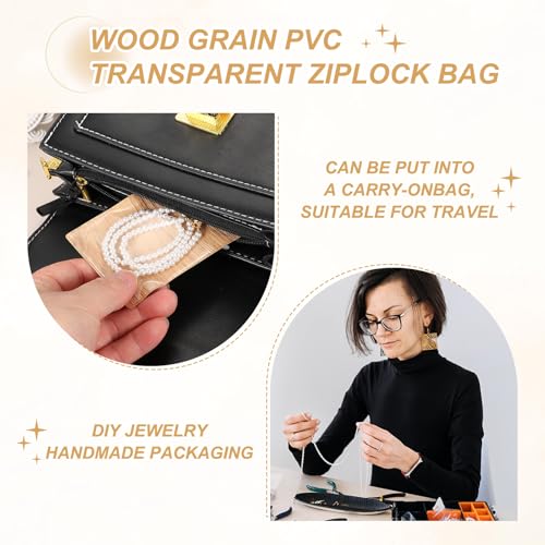 Bolsas plásticas de joyería transparentes para evitar enredos de cadenas 6