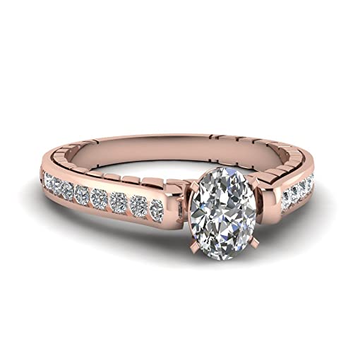 Bague fiançailles fine plaqué or rose ajustée taille 47 au 70 pour doigts sensibles