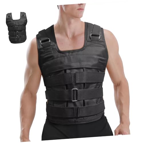 SUPVOX Weighted Vest for Men and Women Adjustable Ruck Vest for Running and Strength Training Breathable for Workouts Maximum Load