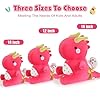 Ditucu Cute Dragon Fruit Dinosaur Stuffed Animals Plush Toys Dolls Soft Dino Pitay Plushie Birthday Gifts for Kids Girls Boys Red 12 inch #2