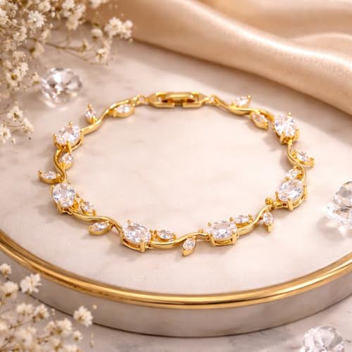 Image of Tulip Bracelet for Women & Girls | Adjustable Stainless Steel Floral Design | Minimalist Trendy Hand Bracelet for Daily, Party & Office Styling
