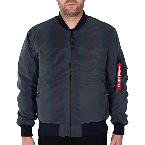 Alpha Industries MA-1 VF 59 Rainbow Reflective Bomberjacke für Herren...