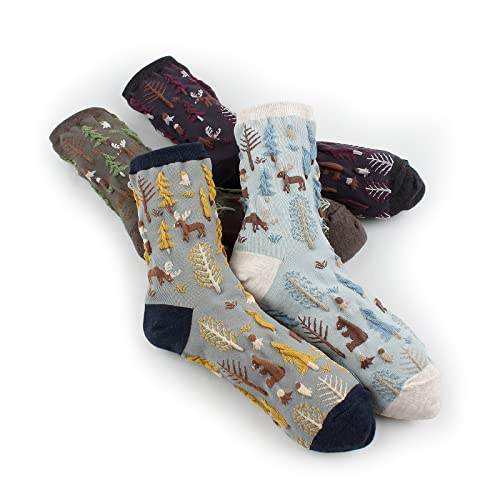 Image of Women Floral Lovely Design Cotton Socks
