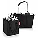 Produktbild reisenthel Set Carrybag plus farblich passender bottlebag Einkaufskorb Einkaufstasche (Black)
