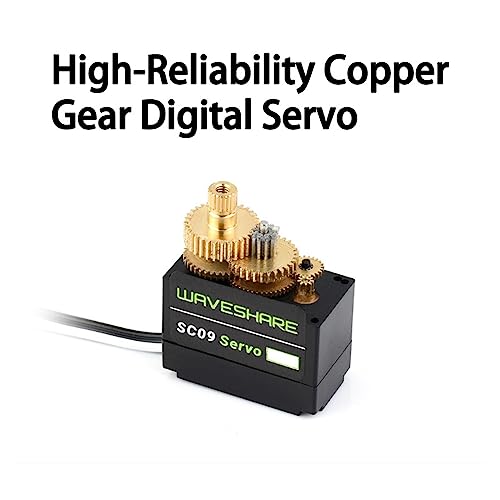 Servo SC09 rapide et compact à engrenages en cuivre haute densité