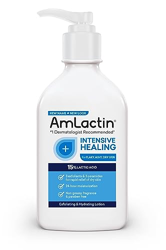 AmLactin Rapid Relief Restoring Body Lotion With Ceramides, Moisturizing Lotion for Dry Skin - 7.9 Oz Pump Bottle (packaging may vary)