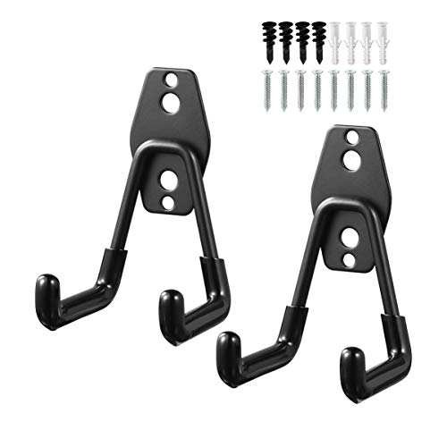 Ganchos de armazenamento de garagem DOITOOL para montagem na parede, ganchos de metal utilitários co