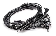Includes 12 standard center-negative polarity DC power cables 10 x 18" cables with 2.1mm Right Angle to Straight Black Barrel Plugs (PPBAR-RS) 2 x 24" cables with 2.1mm Right Angle to Straight Black Barrel Plugs (PPBAR-RS24) Direct replacement kit fo...