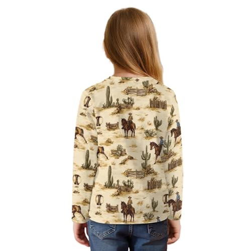 Xpyiqun T Shirt for Girls 5-12Y Long Sleeve T-Shirts Trendy Kids Tie Front Knot Tees Crewneck Pullover Tops2